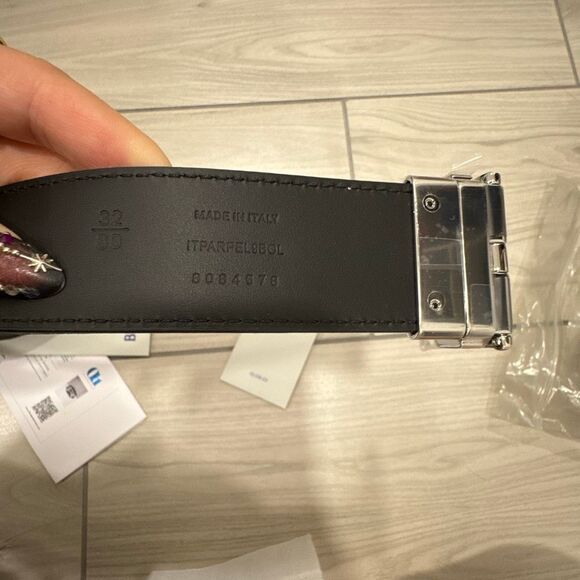 NWT men’s Burberry nova check belt size 32   80 cm comes with authentication pap - Picture 7 of 7